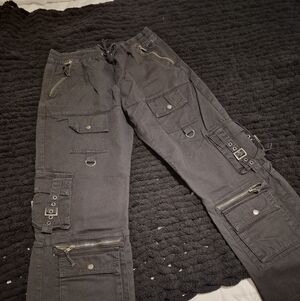 LG Men's Charcoal Cargo Pants